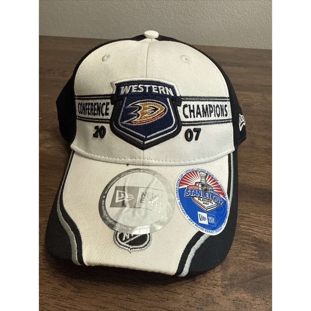 Anaheim Ducks NHL 2007 Western Conference Champions Hat Cap New Era Stanley Cup